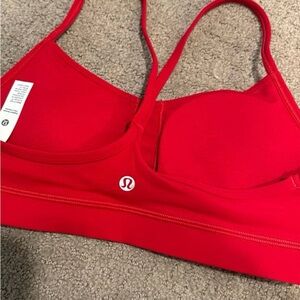 lululemon athletica Red Sports Bra